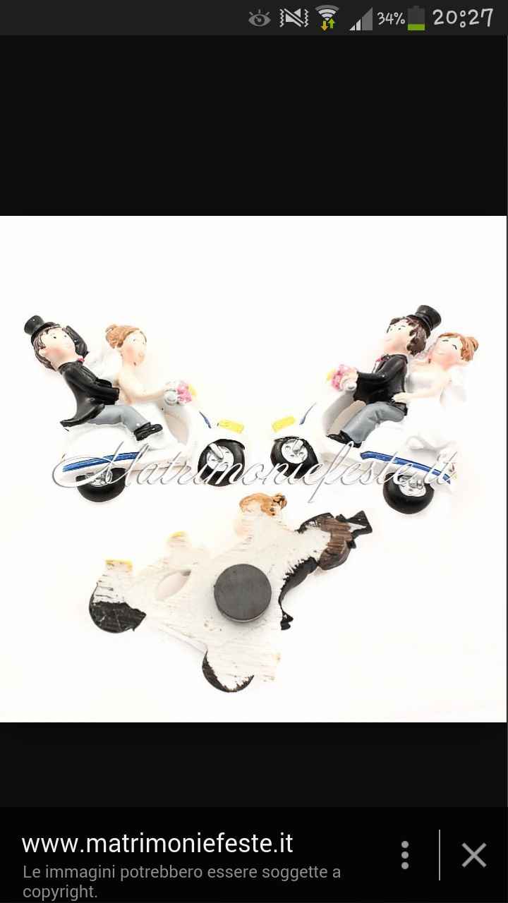 Ecco la nostra bomboniera e le calamite per sacchettini - 2