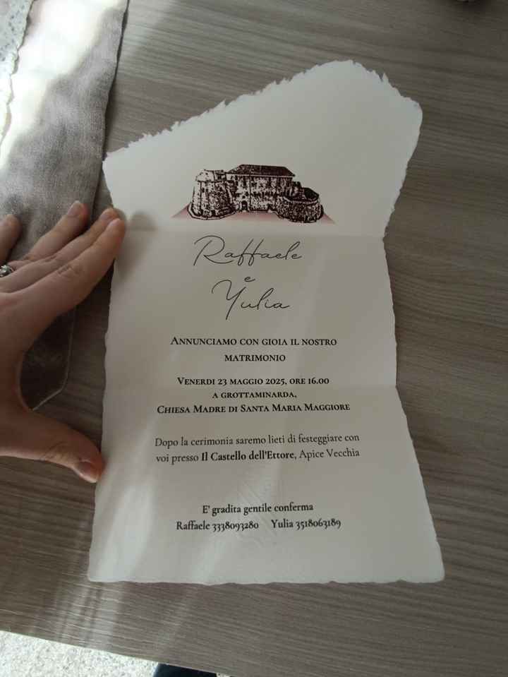 Partecipazioni pronte. Manca poco - 2