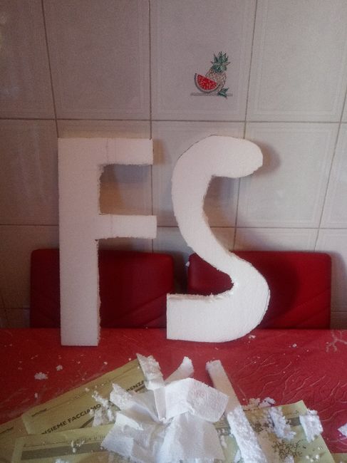 Lettere di polistirolo 1