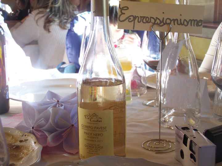 centrotavola e segnatavolo