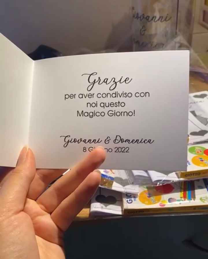 Biglietto ringraziamento - 2