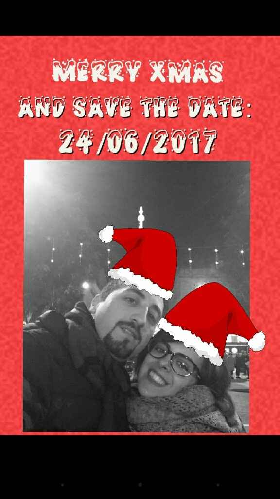 Auguri e save the date - 1