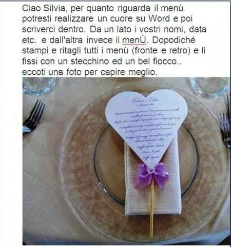 menu fai da te