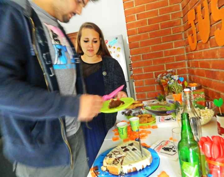 Dopo il taglio della torta