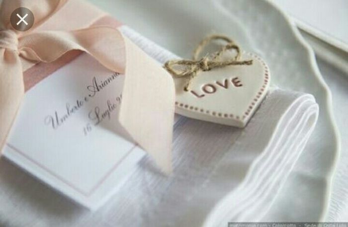 Segnaposto tema amore 8