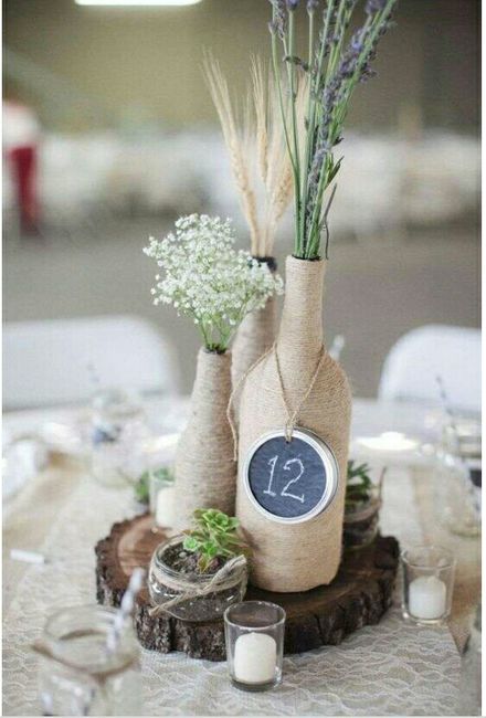 Centro tavola Tema vino/autunno 18