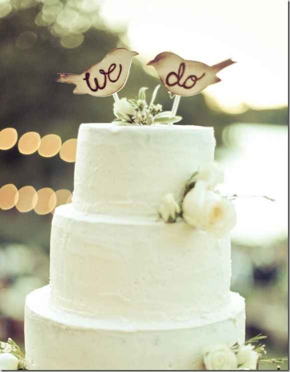 cake topper/birds