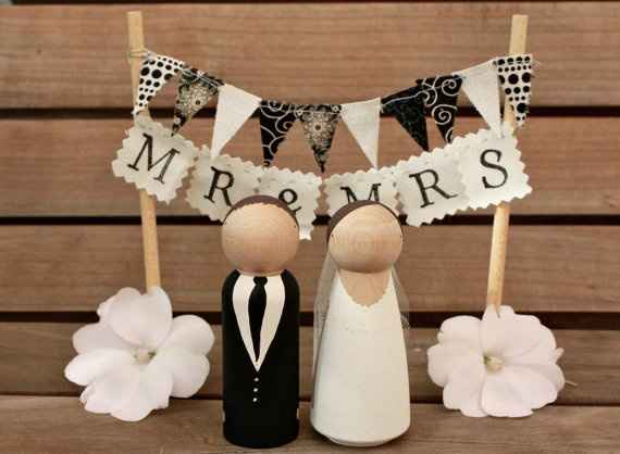 cake topper/bandierine