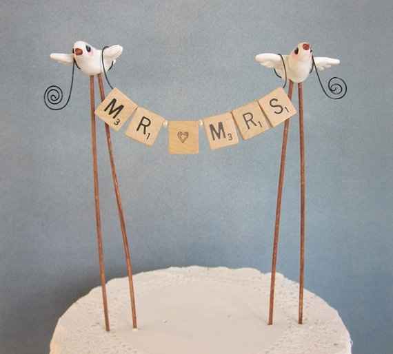 cake topper/bandierine