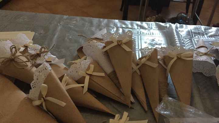 Coni porta riso fai da me - 1