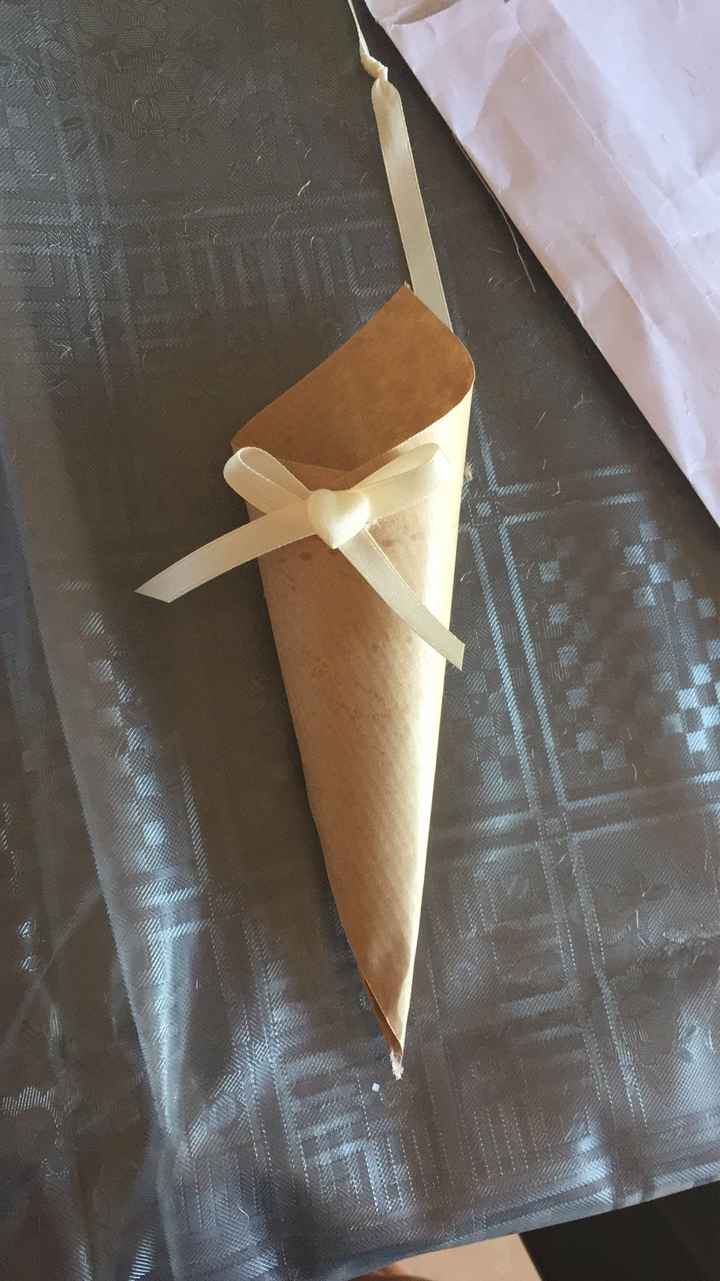 Coni porta riso fai da me - 5