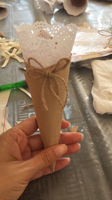 Coni porta riso fai da me - 3