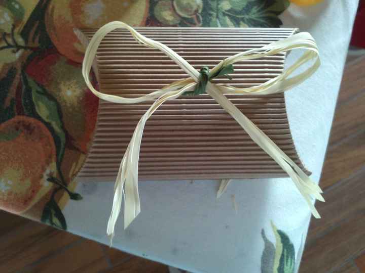 Scatolina confetti rustica