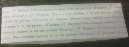 Fascetta partecipazione carta legno