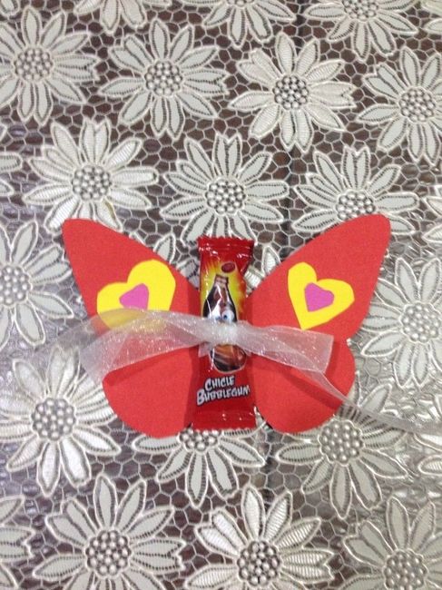 Farfalla porta caramelle 