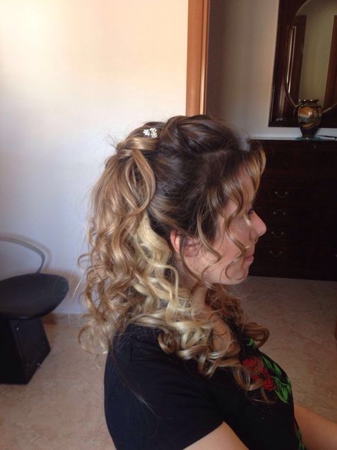 Prima prova acconciatura sposa - 9