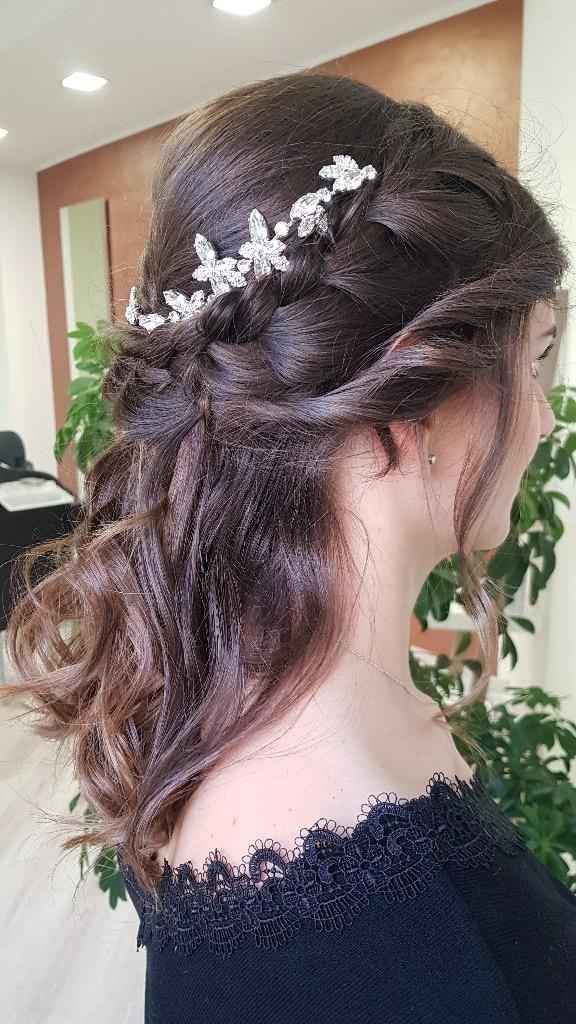 Lato destro treccia e torciglione con accessorio