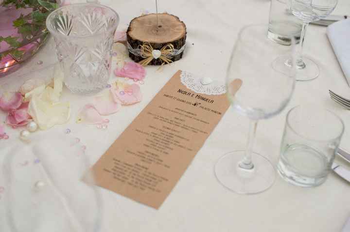 Menù stile shabby chic fai da ME!