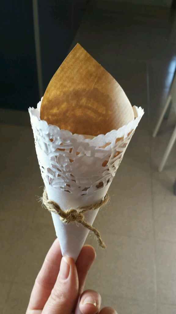 Conetti porta riso shabby chic - 2