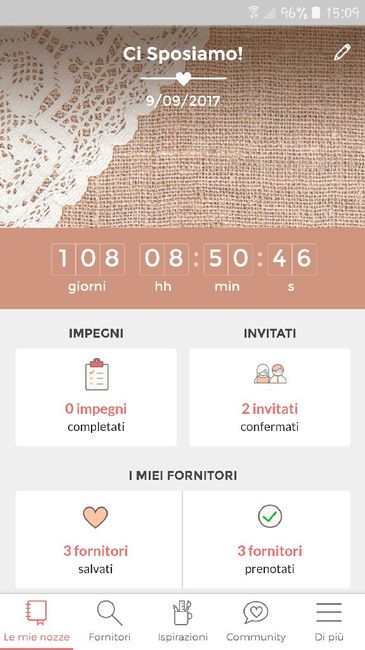 Condividete la data delle vostre nozze - 1