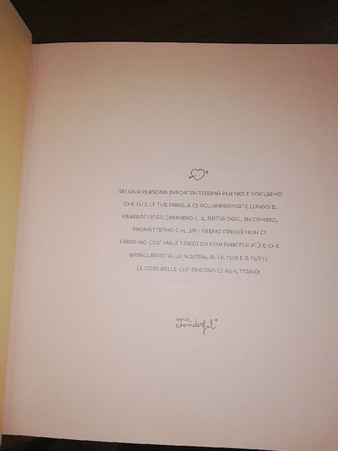 Guest book arrivato ✔️ - 2