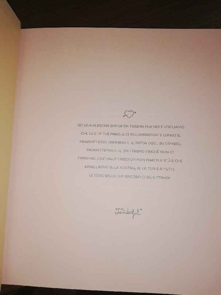 Guest book arrivato ✔️ - 2