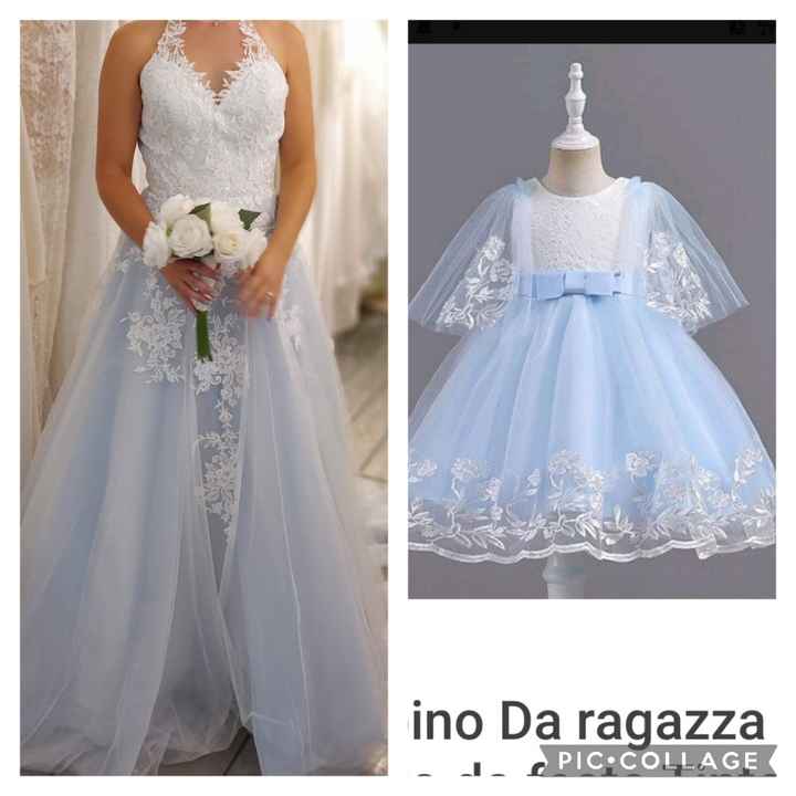 Abito bambine damigelle - 1