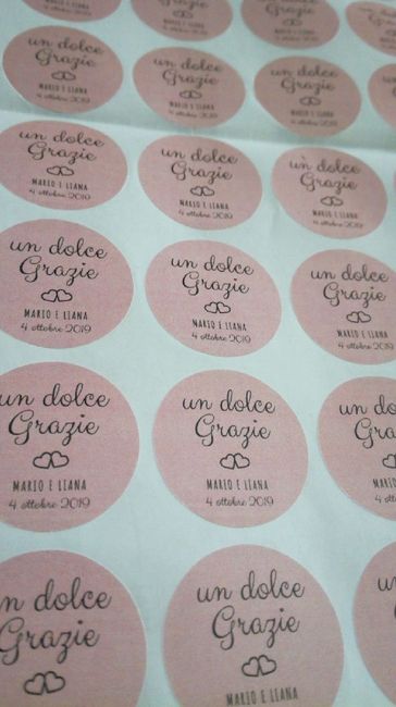 Etichette per segnaposti! - 1