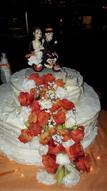 Cake topper moto - 2