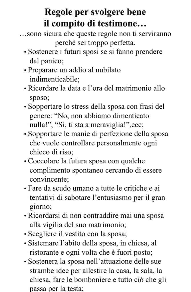 Oggi ho realizzato il manuale per la perfetta testimone - 3