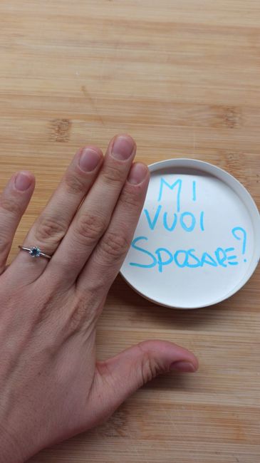 E ora mostraci una foto del tuo anello di fidanzamento! 7