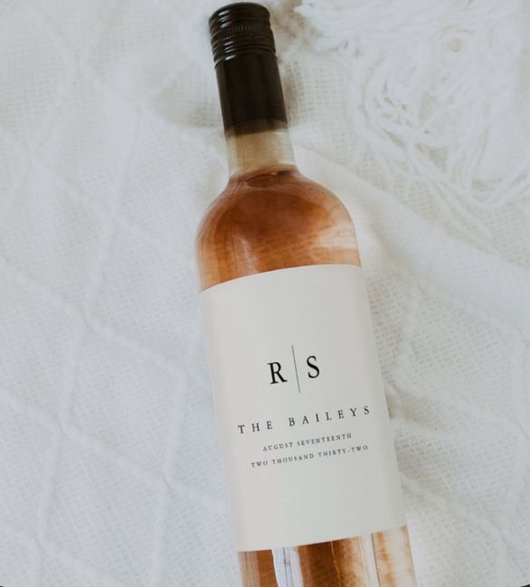 Etichette bottiglie bomboniere spumante - 2