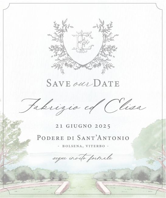 Annuncio del matrimonio 1