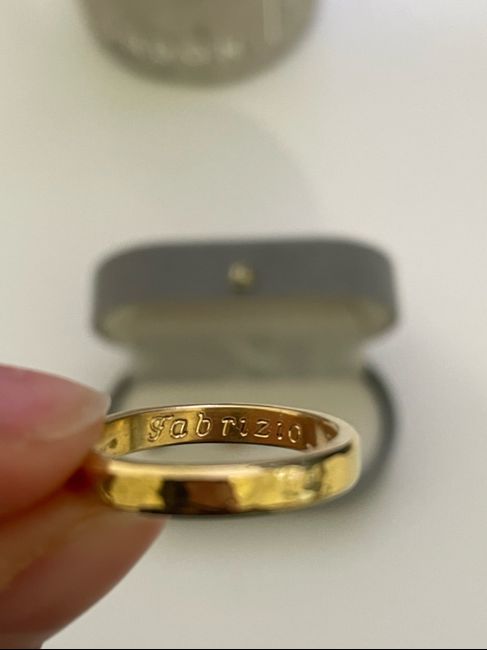 Incisione fedi 💍 - 1