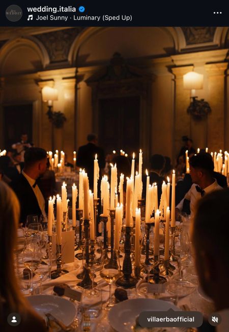 Candele sul tavolo della torta? - 1
