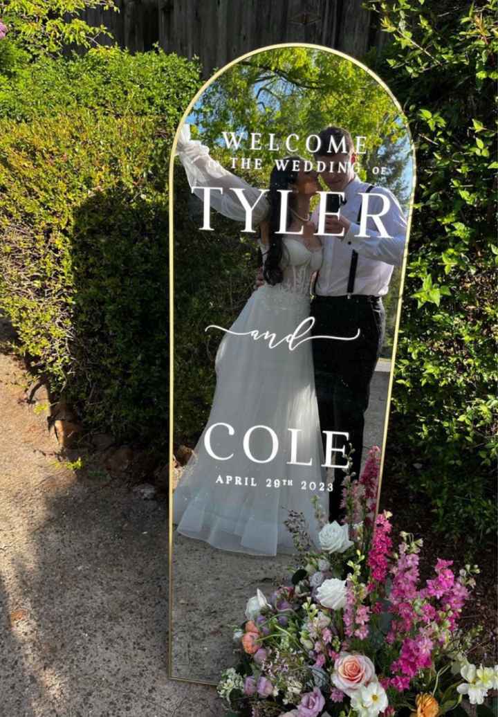 Tableau mariage e cartello di benvenuto. - 1