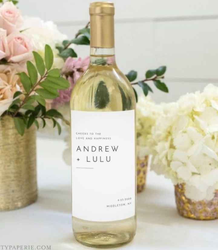 Etichette bottiglie bomboniere spumante - 1