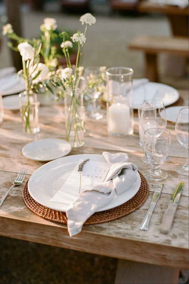 Progetto allestimento tavolo - 1