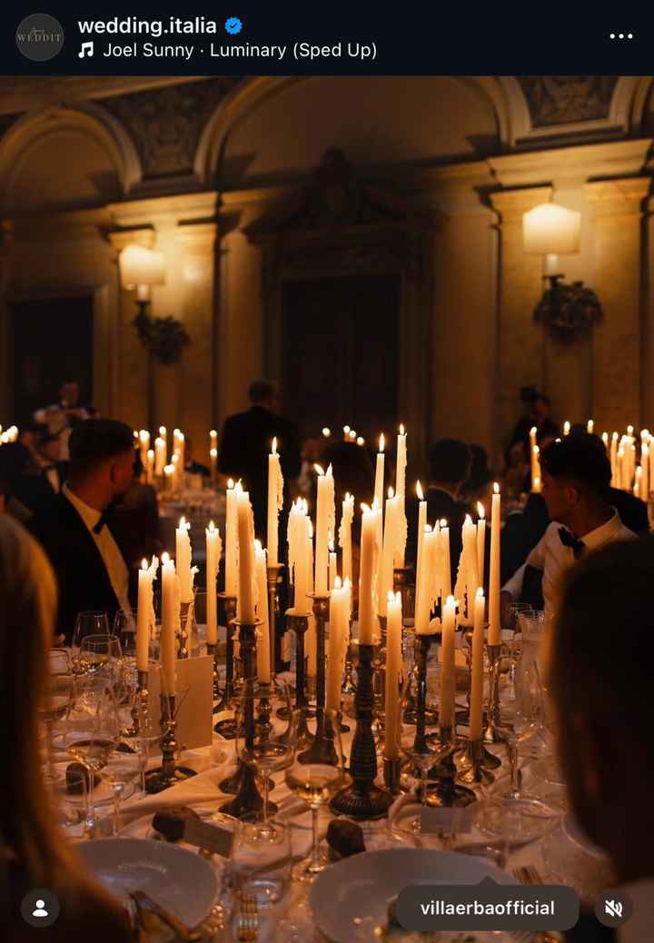 Candele sul tavolo della torta? - 1