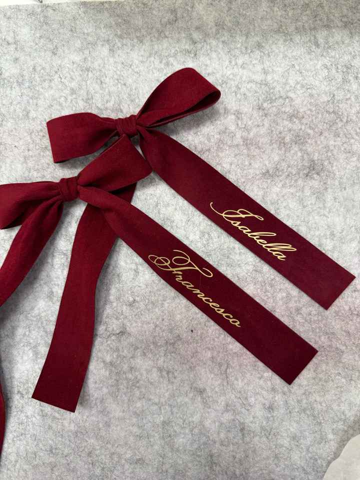 Segnaposto matrimonio dicembre - 1