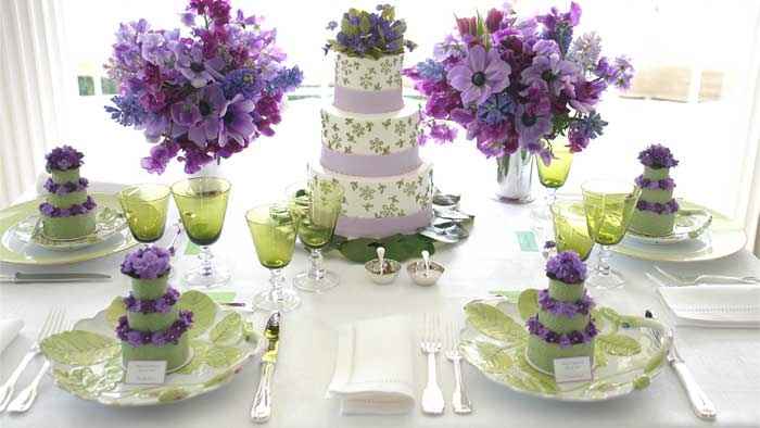 colori lilla,lavanda e verde