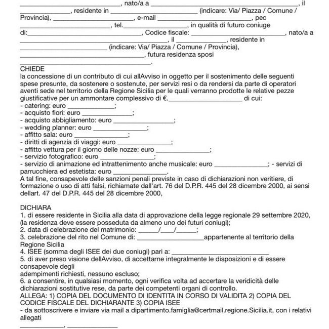 Bonus matrimonio informazioni 4