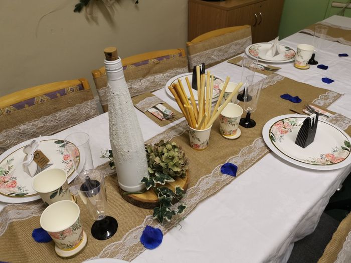Centro tavola " fai da te" con fetta di tronco classico? 2