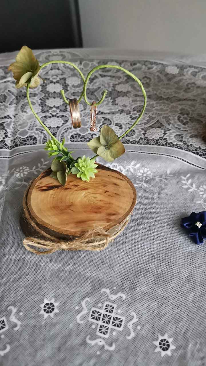 Centro tavola " fai da te" con fetta di tronco classico? - 3