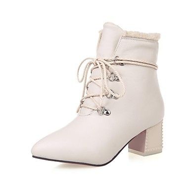 stivaletto bianco a punta