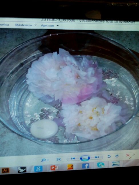Centrotavola peonie - 1