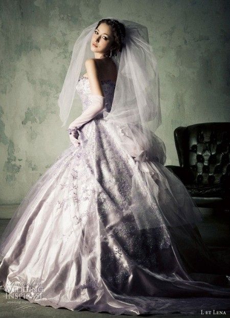 Vestito sposa glicine