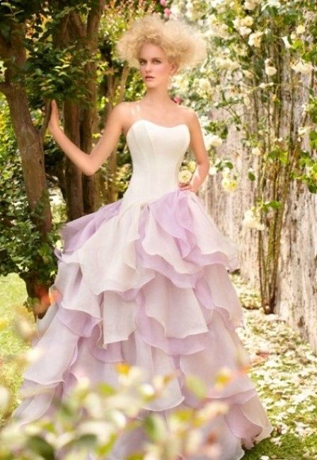 Vestito sposa glicine