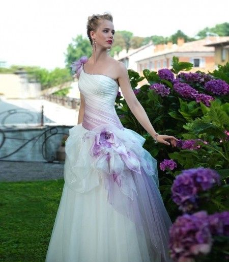 Vestito sposa glicine