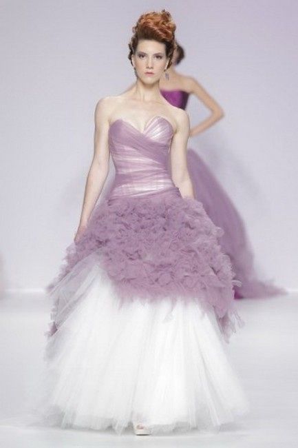 Vestito sposa glicine